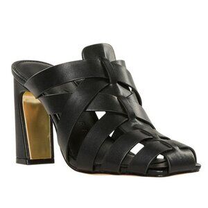 Katy Perry Women's the Puebla Fisherman Square Toe Heel Mules